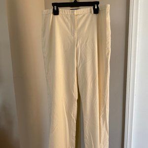 The Limited cream wide-leg pants
